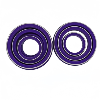 1'' 2' 3' 4' Nitrile HNBR FKM PTFE Weco con ottone e gomma inossidabile viola