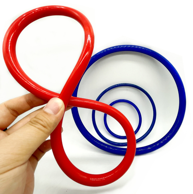 Produttore Fornitura Sigilli in silicone Anello di tenuta in silicone elastico di colore rosso di qualità alimentare