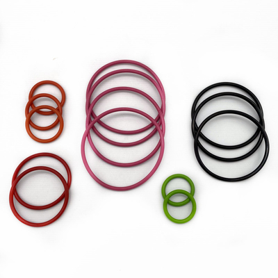 Sigillo ad anello O in gomma piatta in silicone in taglie standard e personalizzate