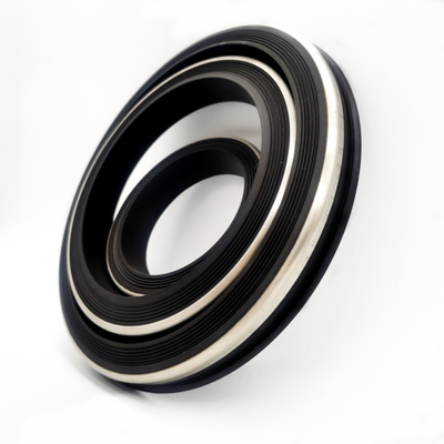 NBR HNBR FKM PTFE sigillo di unione martello nero con supporto inossidabile