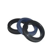Gli anelli O in silicone nero forniscono resistenza alla temperatura elaborata dalla compressione
