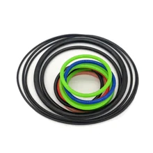 Anelli O personalizzati in silicone verde con resistenza alla trazione di 500 PSI