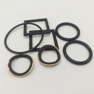3" Valvola a chiusura nera Elastomero Set Sigillo morbido Con ottone
