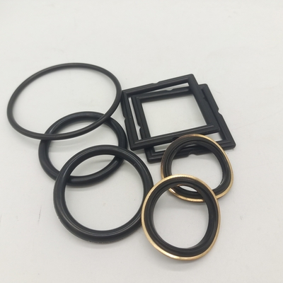 3" Valvola a chiusura nera Elastomero Set Sigillo morbido Con ottone