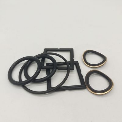 3" Valvola a chiusura nera Elastomero Set Sigillo morbido Con ottone
