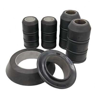 Tazza a pistone Guiberson con anima in alluminio, tenuta a 10.000 psi e resistenza all'abrasione chimica per operazioni petrolifere