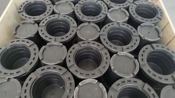Protezione filettata NC77 in HDPE per estremità maschio e femmina di aste di perforazione, tappo di protezione filettata per giacimenti petroliferi