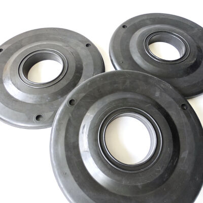 Industrial Rubber Drill Pipe Wiper 9-Inch Flat NBR HNBR Stripper for 68mm ID Oil and Gas Tubing