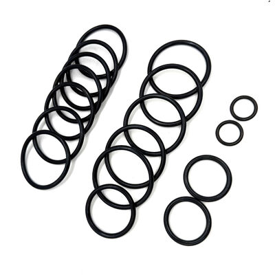 O-ring in nitrile resistenti all'olio con durezza 70-90 Shore A e dimensioni personalizzate per la tenuta industriale