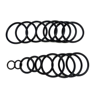 O-ring in nitrile resistenti all'olio con durezza 70-90 Shore A e dimensioni personalizzate per la tenuta industriale