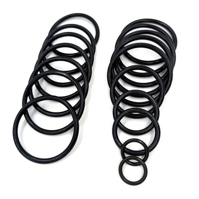 O-ring in nitrile resistenti all'olio con durezza 70-90 Shore A e dimensioni personalizzate per la tenuta industriale