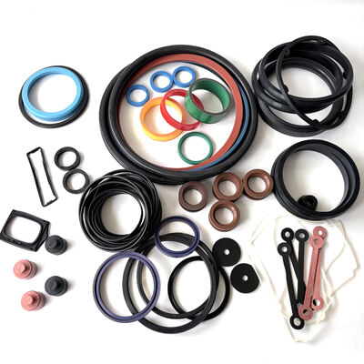 Parti di tenuta per elastomeri personalizzate con durezza di 50-90 Shore A in NBR EPDM FKM HNBR per applicazioni OEM / ODM
