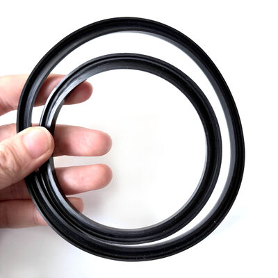 Guarnizioni in gomma personalizzate certificate ISO 9001 in silicone NBR FKM EPDM per componenti di tenuta industriale