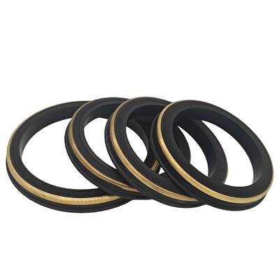 Sigilli di unione a martello NBR di prima qualità con anello antiestrusione in ottone. Fig. 602, 1002, 1502 Sigilli per labbra ad alta pressione. Sigilli per petrolio a nitrile per condotte.