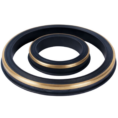 Guarnizione di unione a martello NBR 80 Shore A con anello di supporto in ottone Dimensioni 2", 3", 4" per guarnizioni in gomma ad alta pressione di grado petrolifero Fig 1502 per sistemi collettori