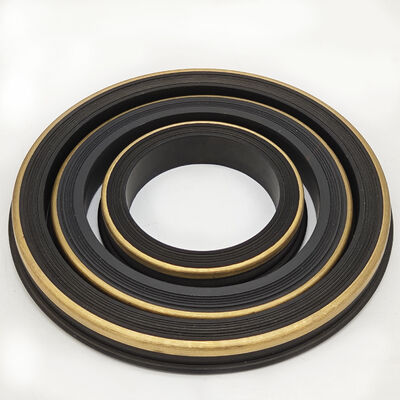 Guarnizione di unione a martello NBR 80 Shore A con anello di supporto in ottone Dimensioni 2", 3", 4" per guarnizioni in gomma ad alta pressione di grado petrolifero Fig 1502 per sistemi collettori