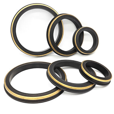 Guarnizione di unione a martello NBR 80 Shore A con anello di supporto in ottone Dimensioni 2", 3", 4" per guarnizioni in gomma ad alta pressione di grado petrolifero Fig 1502 per sistemi collettori