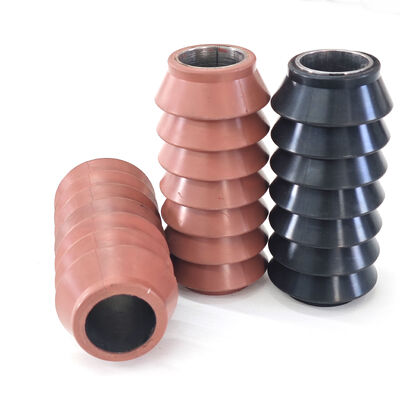 2 1/2 pollici SV Style Rubber Swab Cup con abrasione resistente flessibile Multi-Lip Design per le applicazioni nel settore petrolifero