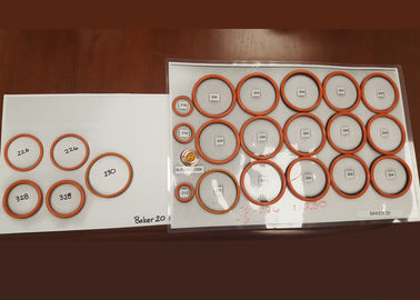 Giunti circolari variopinti del silicone AS568/anelli di gomma su ordinazione impermeabili per le guarnizioni