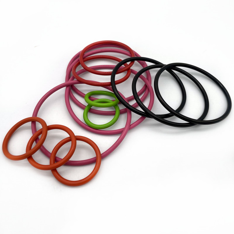 Sigillo ad anello O in gomma piatta in silicone in taglie standard e personalizzate