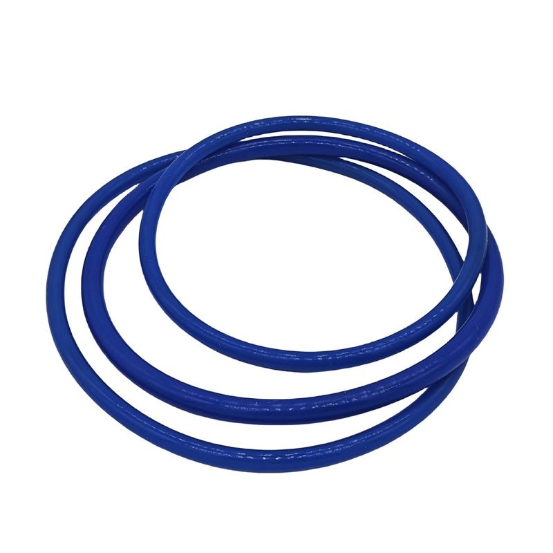 Certificazione di qualità Arancione Blu Nero Colorato Silicone Gomma O Anello Con Alta Resistenza al Calore