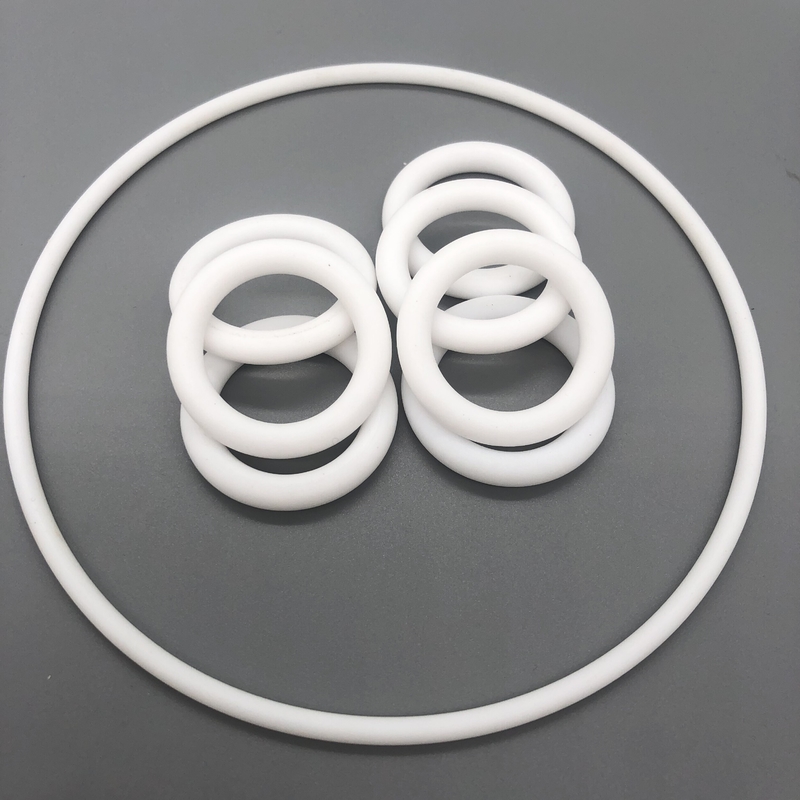 Anelli di gomma piatta PTFE resistenti alle sostanze chimiche Dimensione / colore / durezza personalizzati
