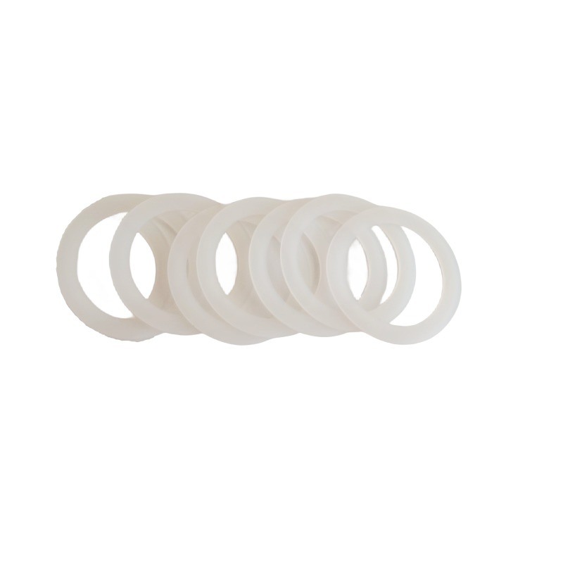 Guarnizione in gomma siliconica per uso alimentare conforme alla FDA con durezza Shore A 40-90 e dimensioni personalizzate
