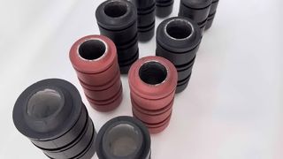 Coppe per tamponi per giacimento petrolifero. Nucleo in acciaio resistente